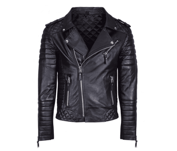 Embrace the rising biker trend with our Leather Jacket. Crafted from incredibly soft and supple cowhide leather, this jacket boasts a slim fit for an alluring and chic appearance. Featuring one press stud and three zippered pockets, it exudes a hot and stylish vibe.